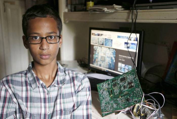 The young inventor Ahmed Mohamed
